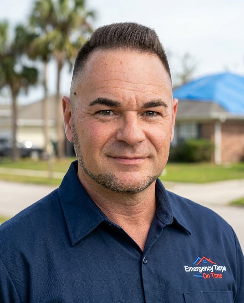 Emergency Tarps On Time owner — IICRC certified Florida storm specialist